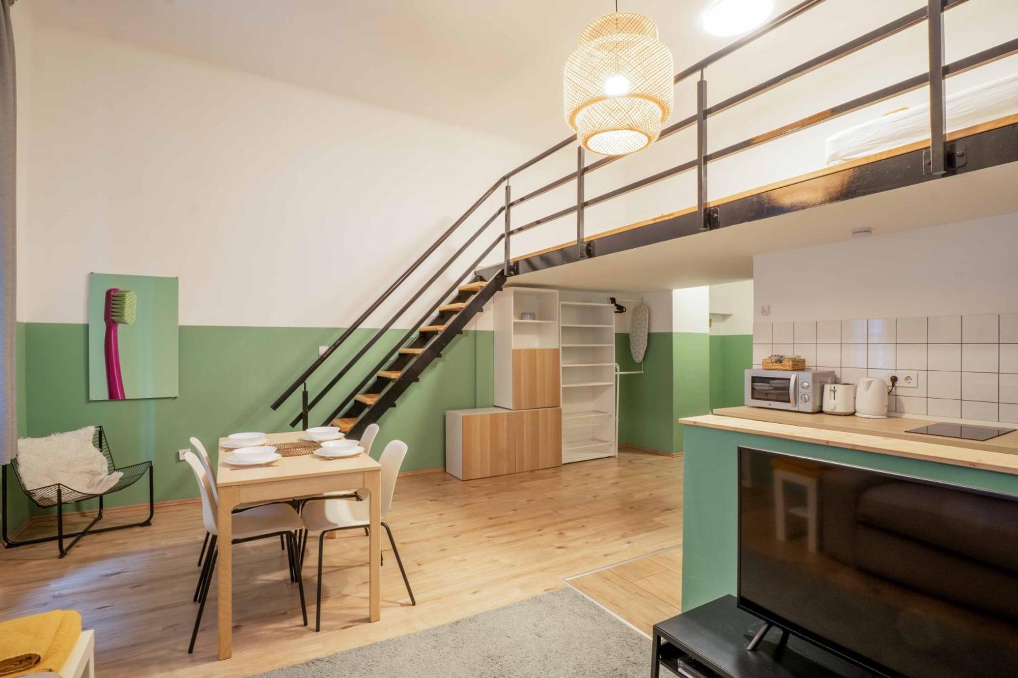 Cosy Studio In Terezvaros W41 Green 布达佩斯 外观 照片